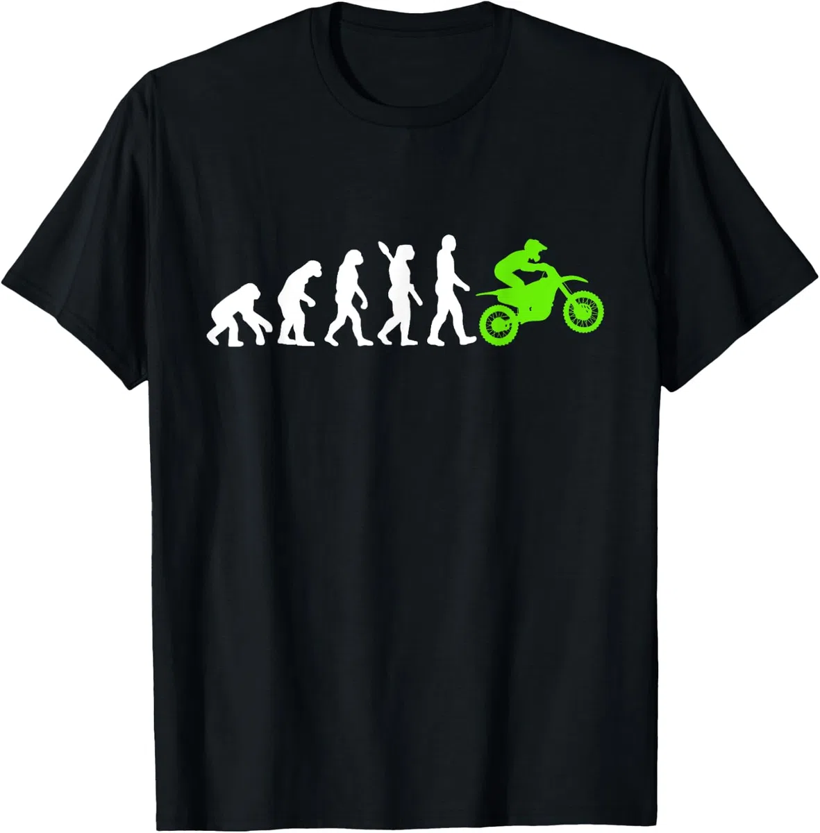 Moto Motociclista Motocross Supercross Enduro Evoluzione Maglietta