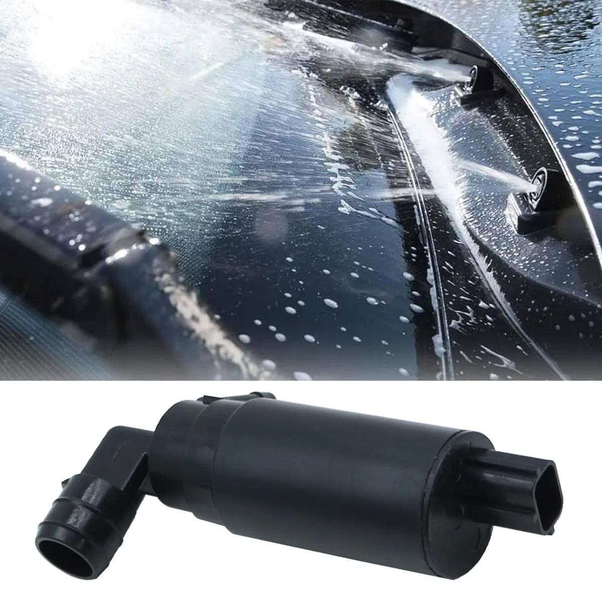 Ludom Sistema di Lavaggio per Parabrezza Anteriore Singolo Outlet 85330-05030, 85330-05031 Compatibile con T25 T22 Corola E11 E12 Yaris/Vitz 1999-2005