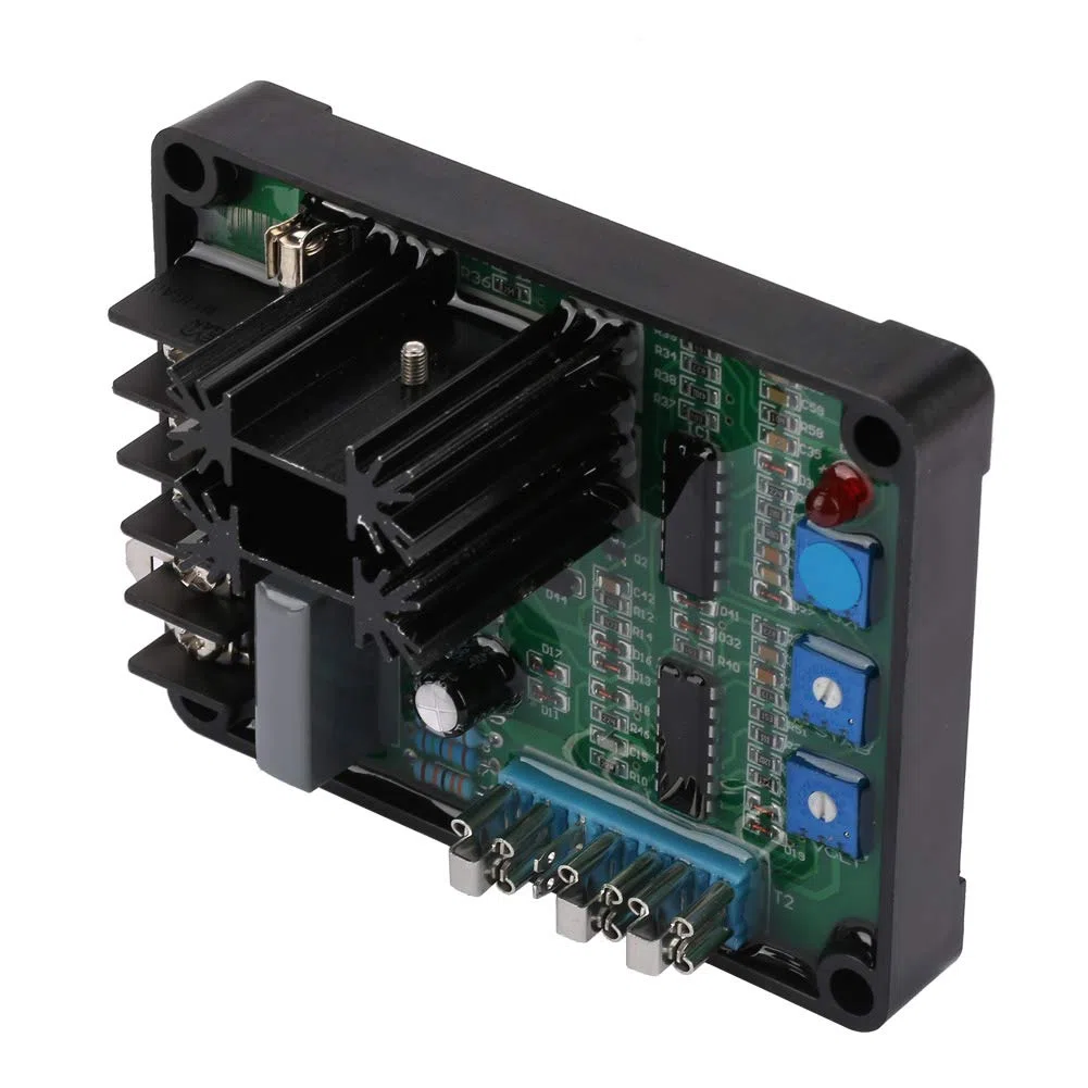 FTVOGUE Regolatore di Tensione del Generatore AVR Universale, Ingresso 110220440 V CA, capacità Elevata 8 A, Ideale per Applicazioni con Gruppi Elettrogeni