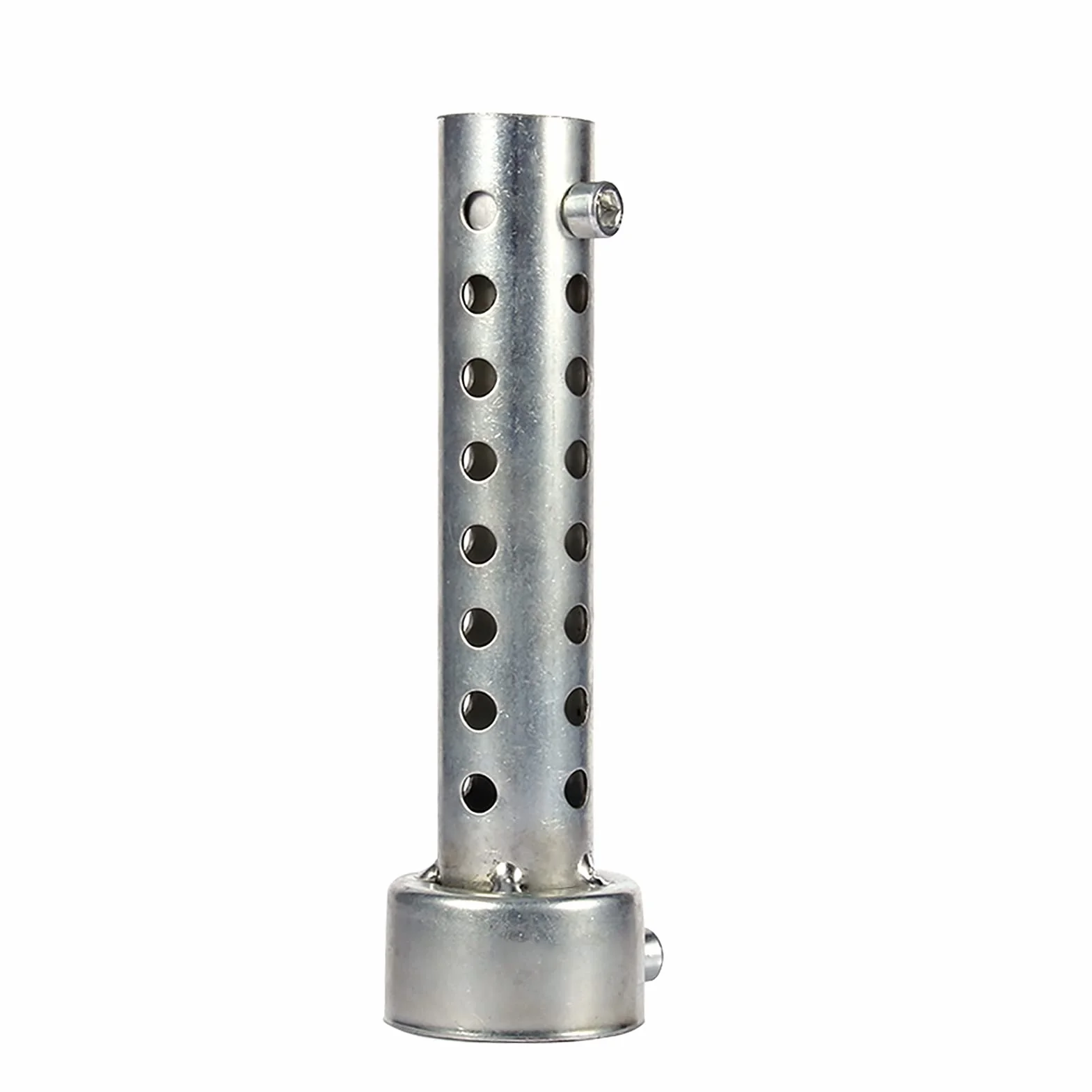 KIMISS Scarico moto universale DB Killer Silenziatore Silenziatore Inserto deflettore (Argento) (42mm)