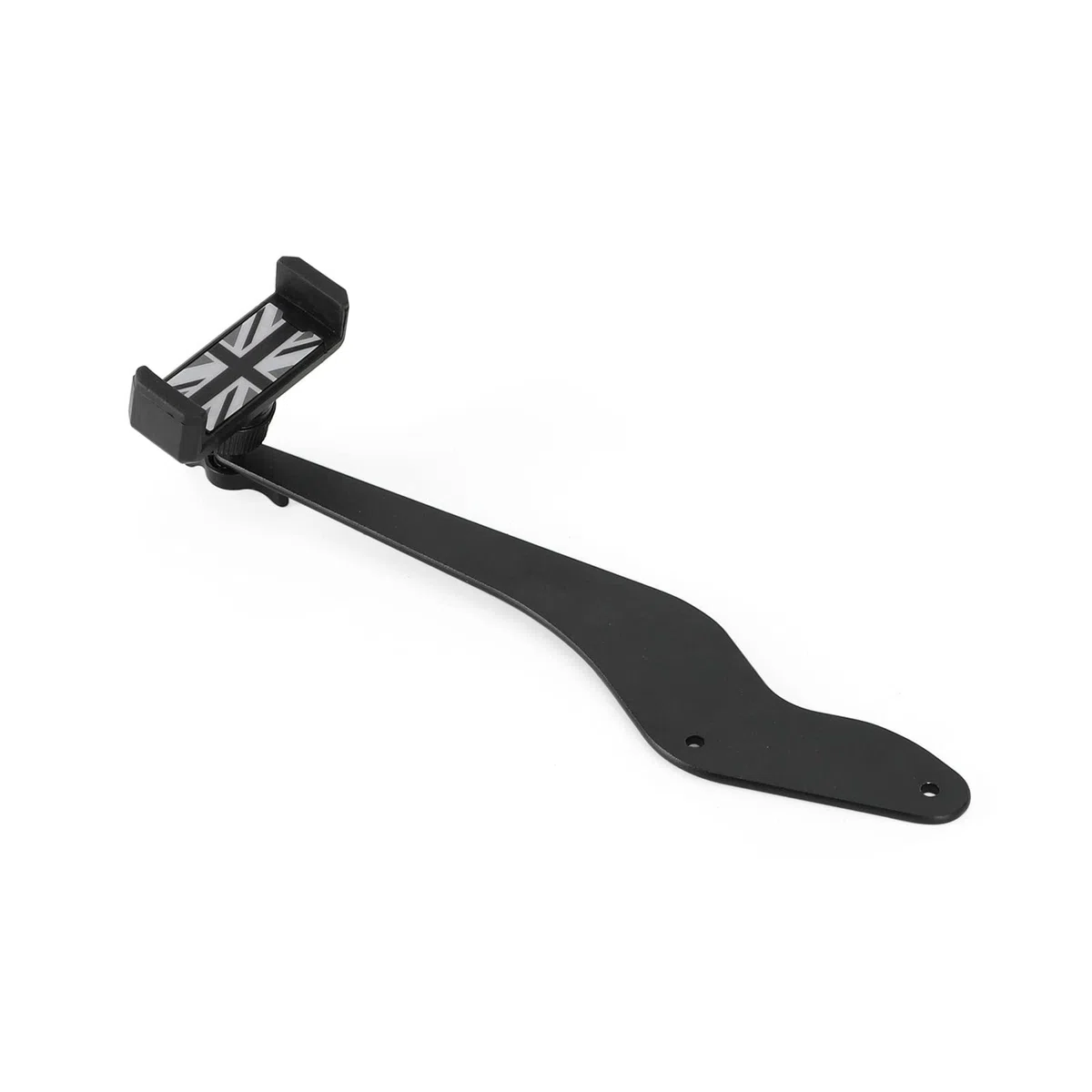 Materiale metallico stabile Union Jack Aspetto telefono auto supporto pieghevole grigio per Mini Cooper R50/R52/R53