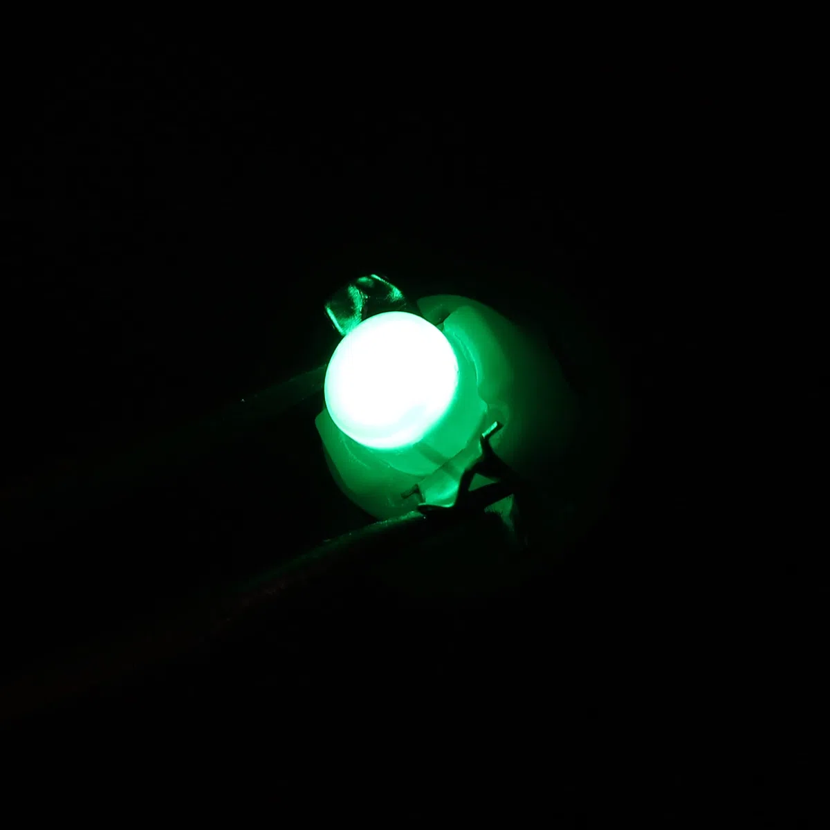 X AUTOHAUX 10pcs DC 12 V T5 B8.4D LED luce del cruscotto verde per interno auto