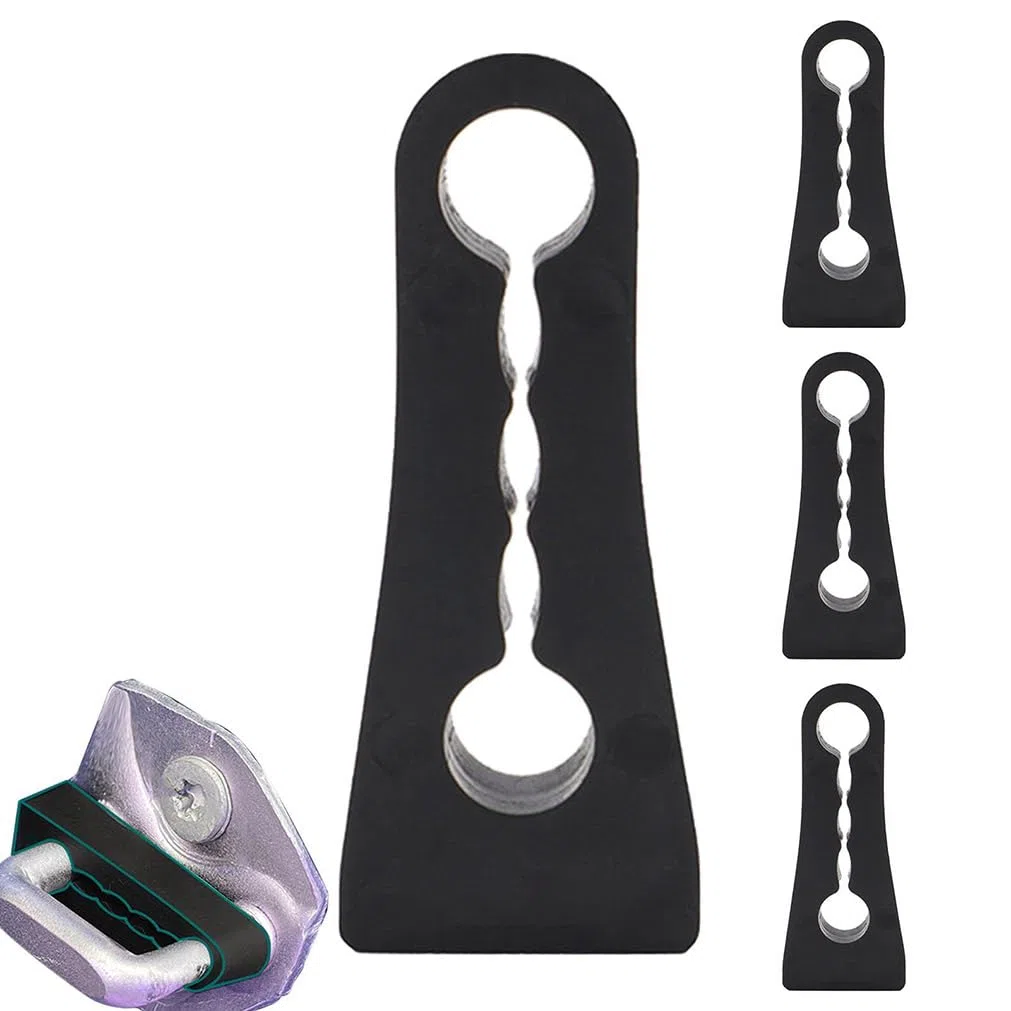 4 PCS Ammortizzatore per Serratura portiera Auto, Protezione per Serratura portiera, Compatibile con Nissan Navara/Note/NP 300/e-NV200/NV200,1-Black