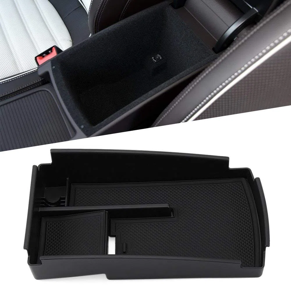 Scatola Portaoggetti del Bracciolo Central Console Armrest Storage Box per CC Magontan Passat B6 B7L 2009 - 2015