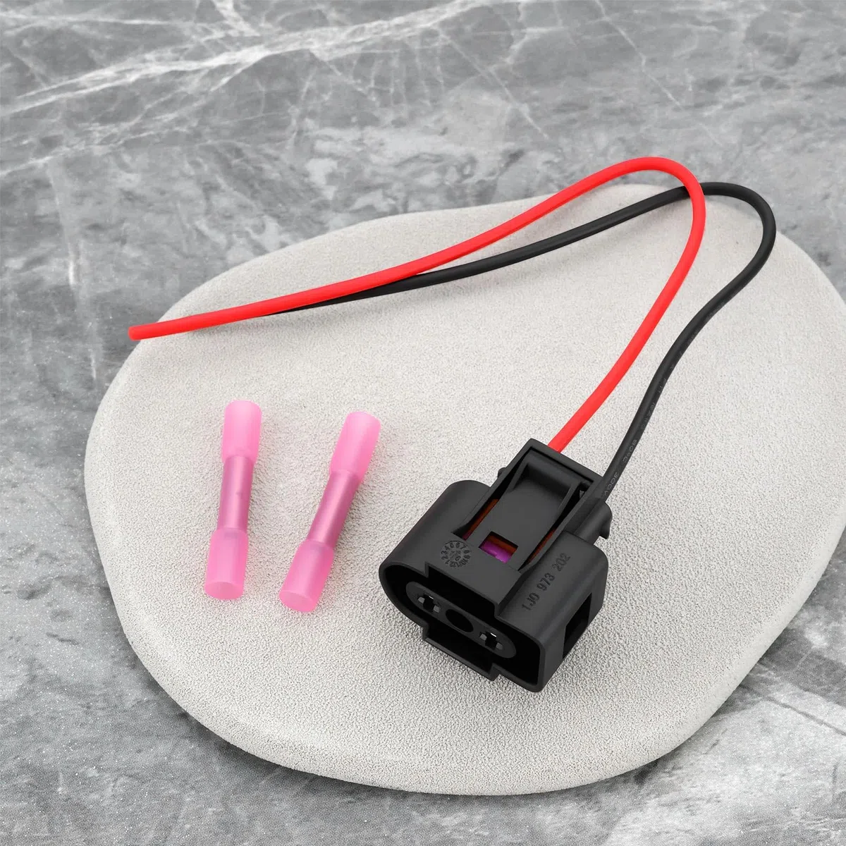1 spina a 2 pin per sensore liquido lavacristalli 1J0973202 6Q0121407 compatibile con VW Z112 compatibile con Golf 15 cm