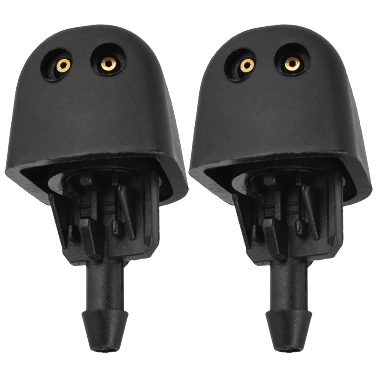 2 getti lavavetri anteriori ugelli acqua spray 93160047 7700823915, for Renault, Trafic II X83, for Opel, for Vauxhall, Vivaro Primastar Ugello per getti lavacristallo anteriore
