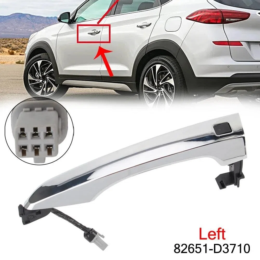 Maniglia della portiera dell'auto Per Hyundai Per Tucson 2016 2017 2018 2019 2020 2021 82651-D3710 Maniglie Esterne Porta Anteriore Sinistra Maniglie Smart Key