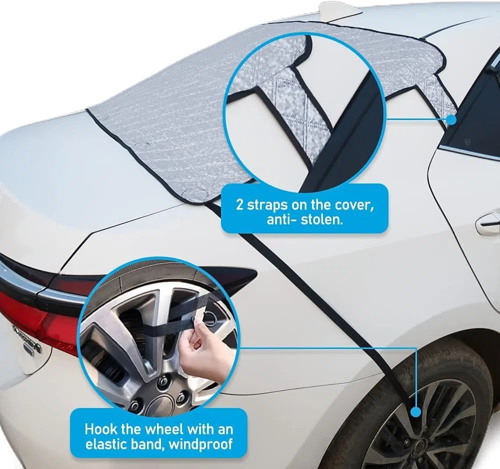AYAMAYA, Copertura per lunotto posteriore auto, lunotto invernale con magnete, protezione antigelo e anti-neve, protezione UV, copertura invernale, 140x80cm