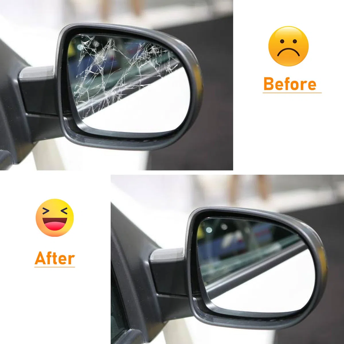 1PCS Compatibile con Renault Clio III Specchietto 2009-2012 Specchio Retrovisore Riscaldato Modus 2008-2012 Vetro Specchio Twingo 2 2010-2014（Sinistro/Destro Universale)