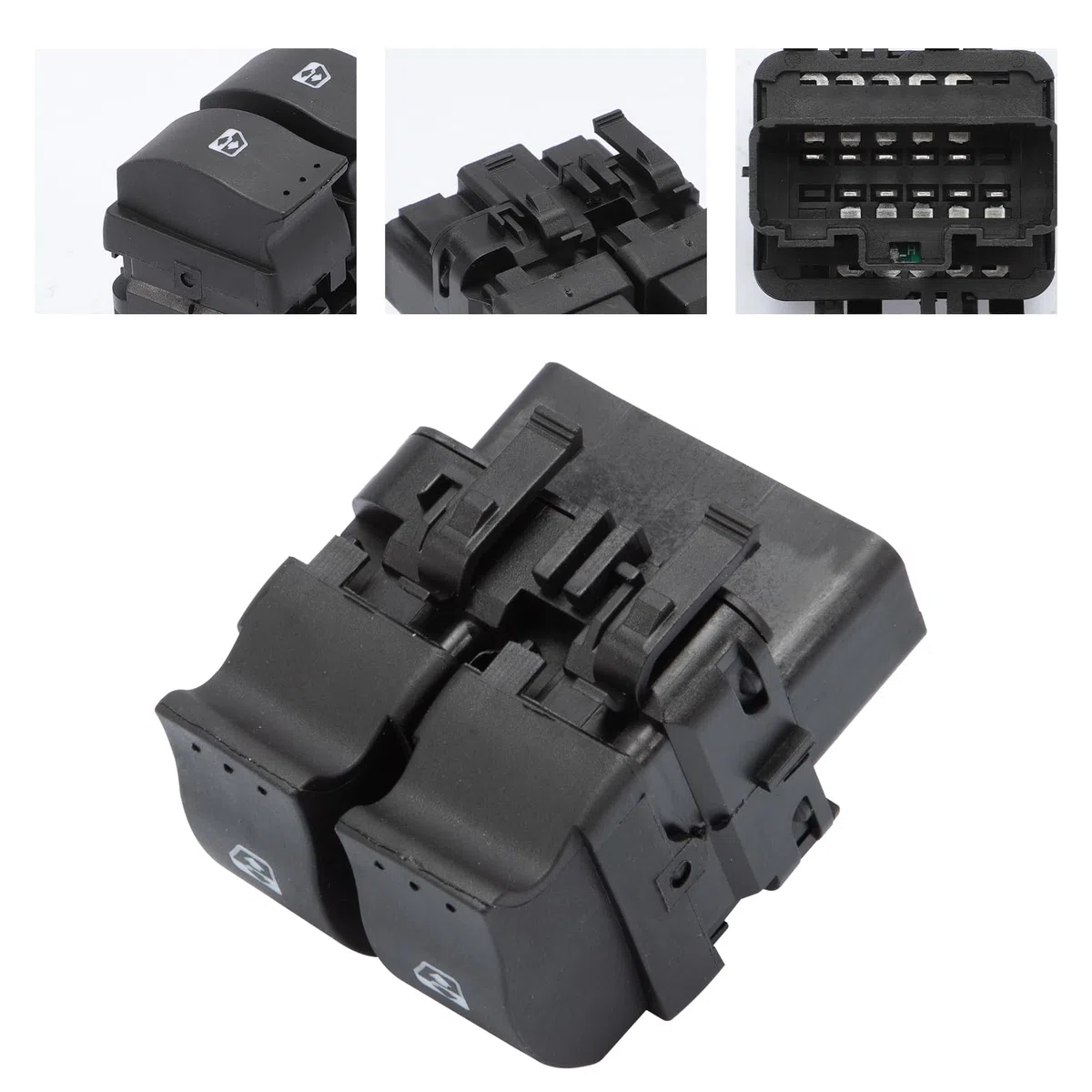 Interruttore Alzacristalli per Clio 2 8200060045 Pulsante Controllo Finestra 10 Pin
