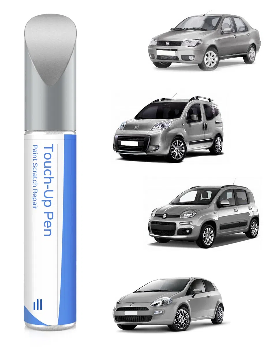 611/A/611 Grigio Alluminio - Vernice per ritocco per Fiat - Corrispondenza esatta di graffi e scheggiature, grigio metallizzato