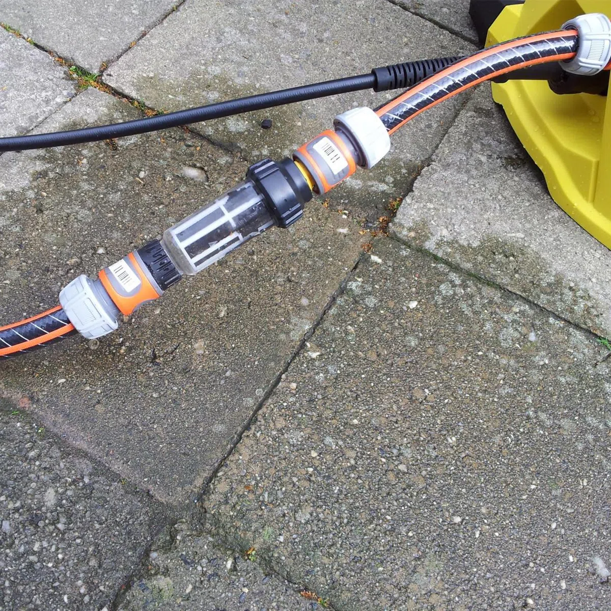 Sporgo 2 filtri per l'acqua per camper: 3/4 pollici, prefiltro per acqua, filtro di ricambio con adattatore rapido e valvola di regolazione, filtro dell'acqua, per roulotte, accessori per caravan,