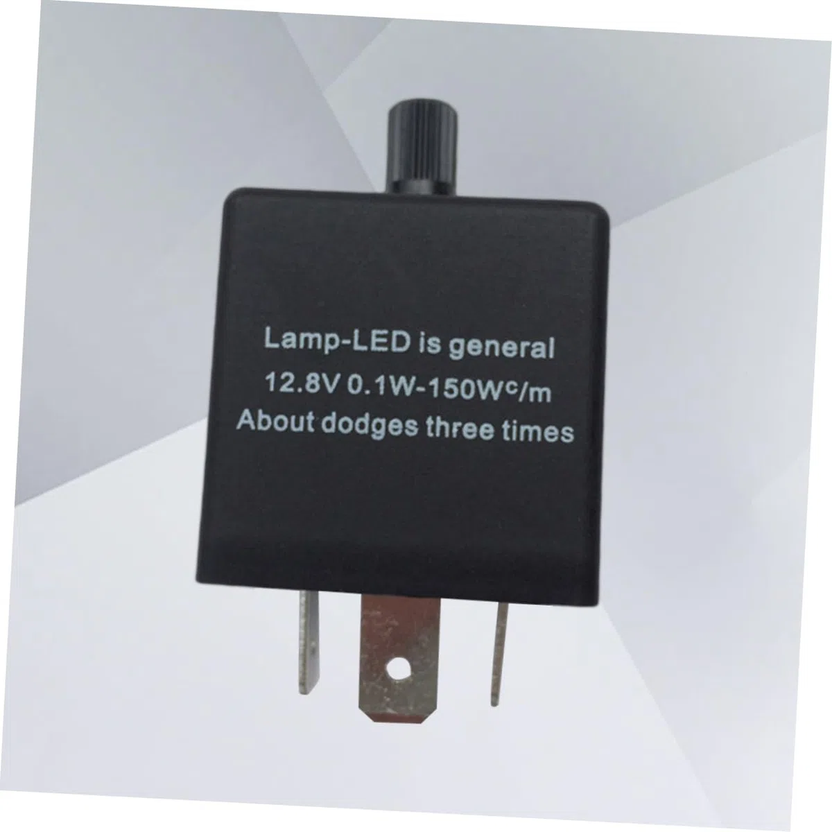 Zerodeko Relè Auto per Nero LED Lampeggiante Frequenza Regolabile Segnalazione in, Flash Cambio di per Indicatore Veicolo