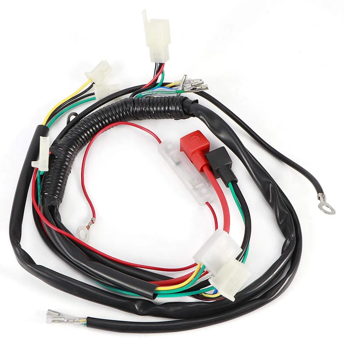 Cablaggio di avviamento del motore, cablaggio del cablaggio di avviamento del motore elettrico per Pit Bike Moto Atv Quad 70cc 90cc 110cc 125c Pvc