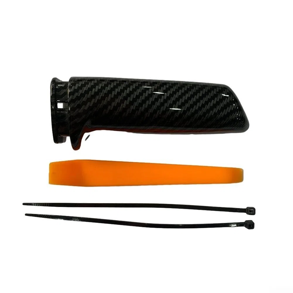 Zoegneer Copertura per freno a mano in fibra di carbonio, in plastica ABS, adatta direttamente per BMW Serie 1 2 3 4 5 6 M X1 X3 Z4 E81 E82 E84 E85 E86 E90 E91 E92 F20 F21 F22 F23 F30 F31 3