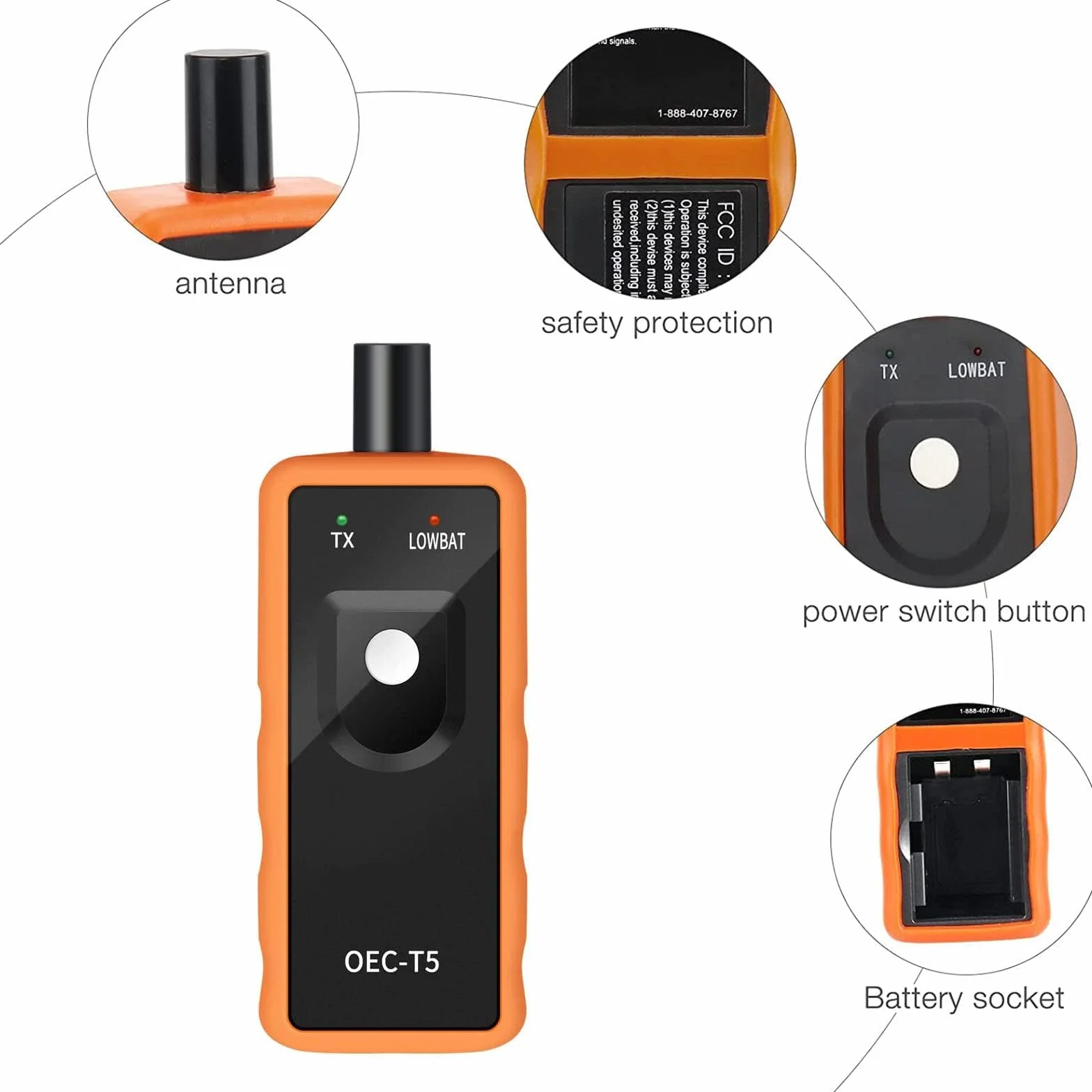 Sistema di controllo della pressione degli pneumatici, GM TPMS Relearn Reset Tool