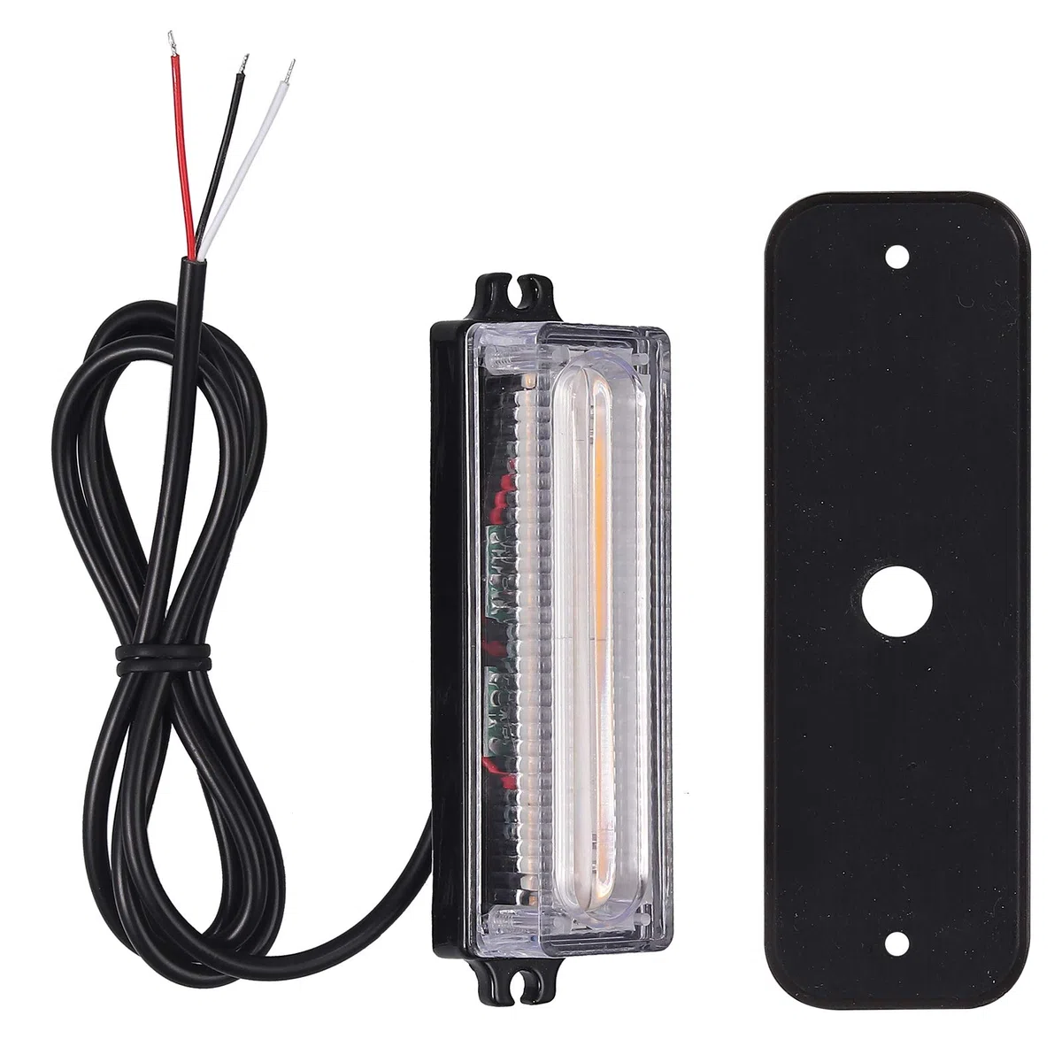 Justech 2PCS Luci LED Lampeggiante 9cm-COB Luci Ingombro Lampeggianti con Cambiare 16 Modalità Flash Impermeabile Antiurto 12V/ 24 V Universale per Veicolo Rimorchio Caravan Camion Trattore