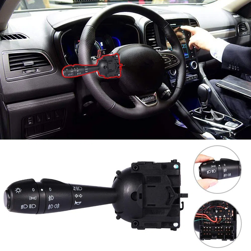 Pitman Interruttore Comando Devio Luci perDacia Dokker Duster Logan Lodgy OEM8201167988
