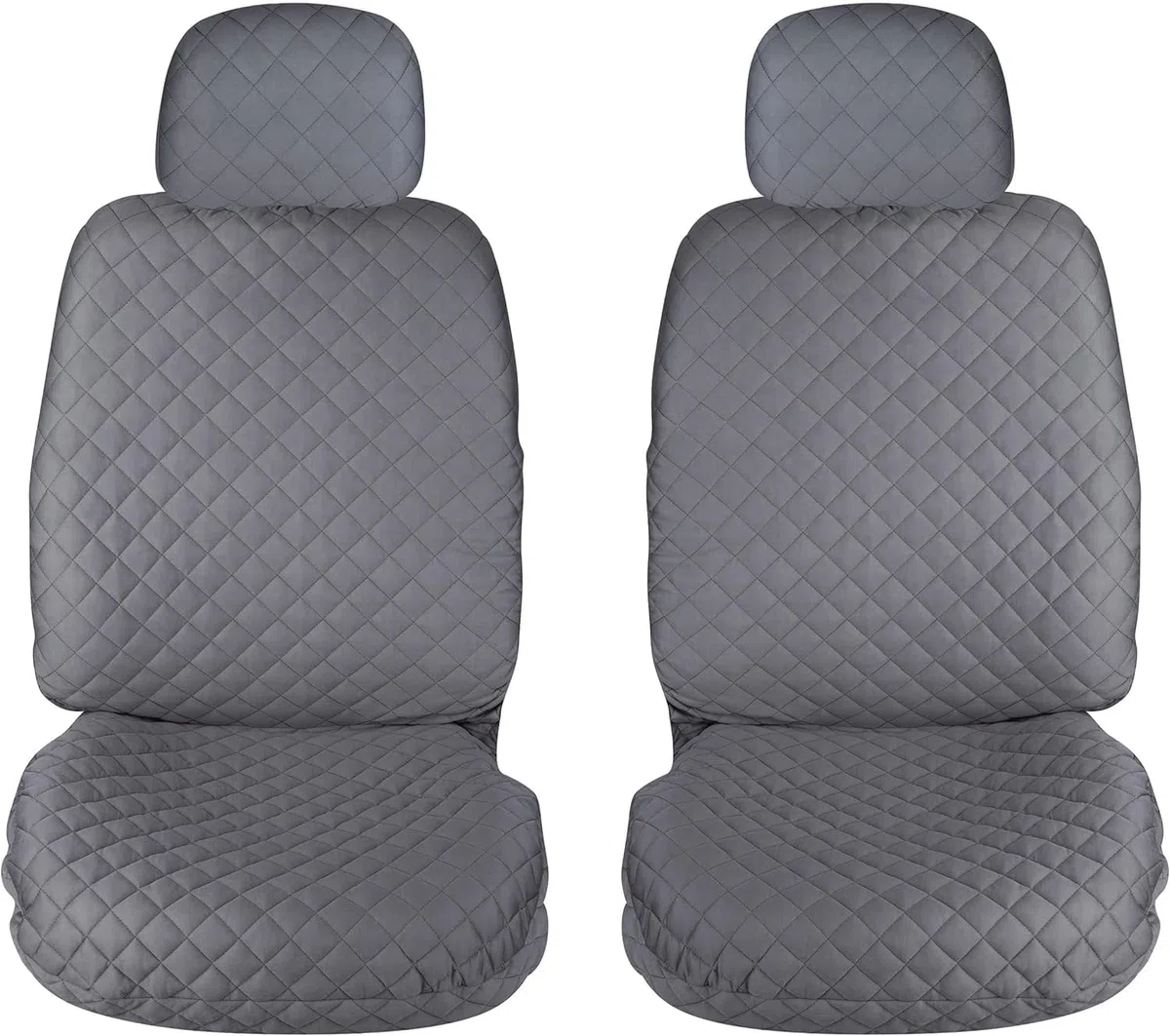 Rebeca Shop Coprisedili auto universali, anteriori e posteriori (A22-Coppia, Grigio)