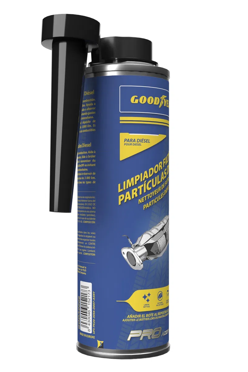 Goodyear PRO Additives Detergente per filtri antiparticolato Diesel, Additivo per gasolio 300 ml