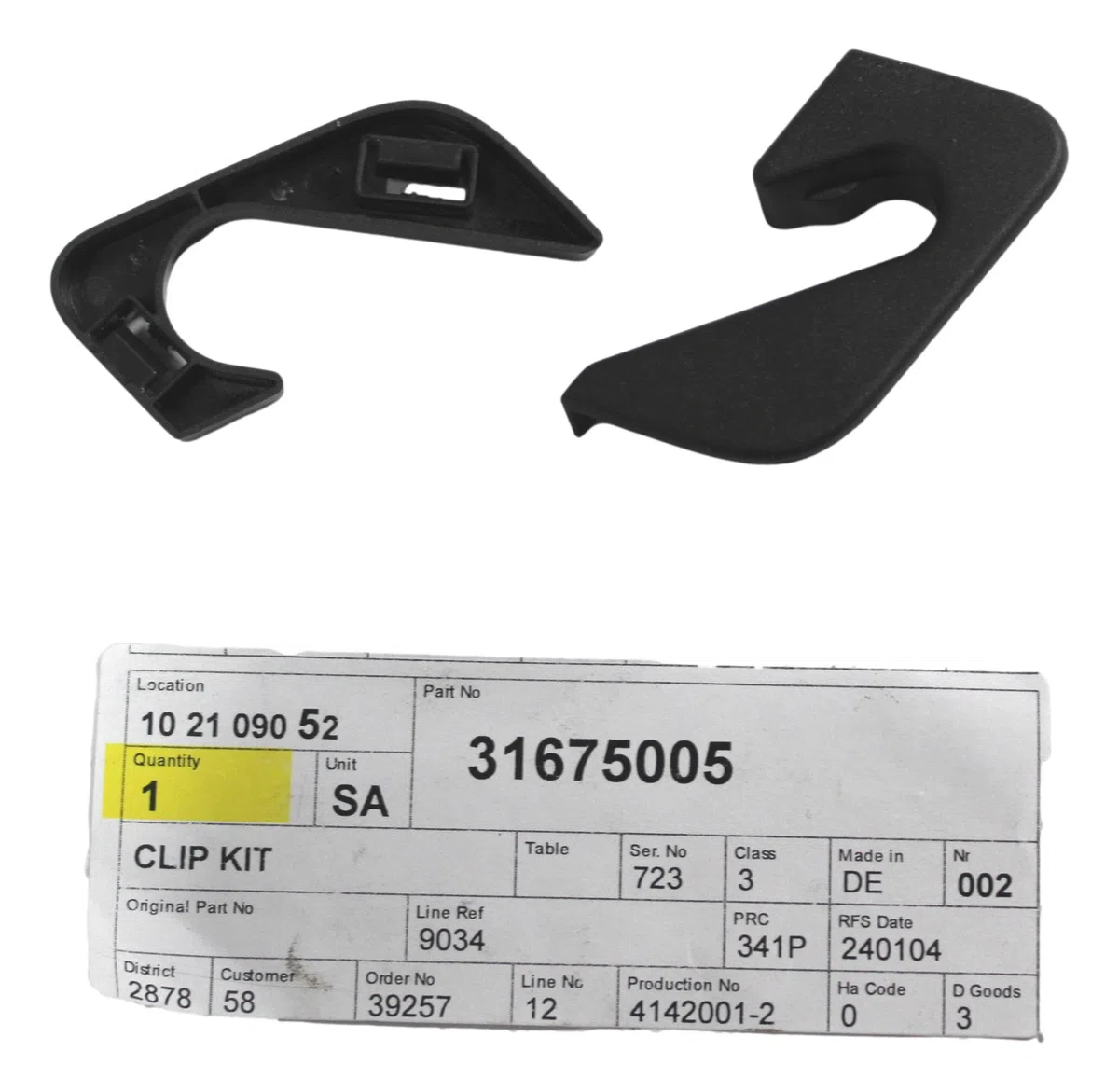 VOLVO XC40 Supporto per bagagliaio destro OE