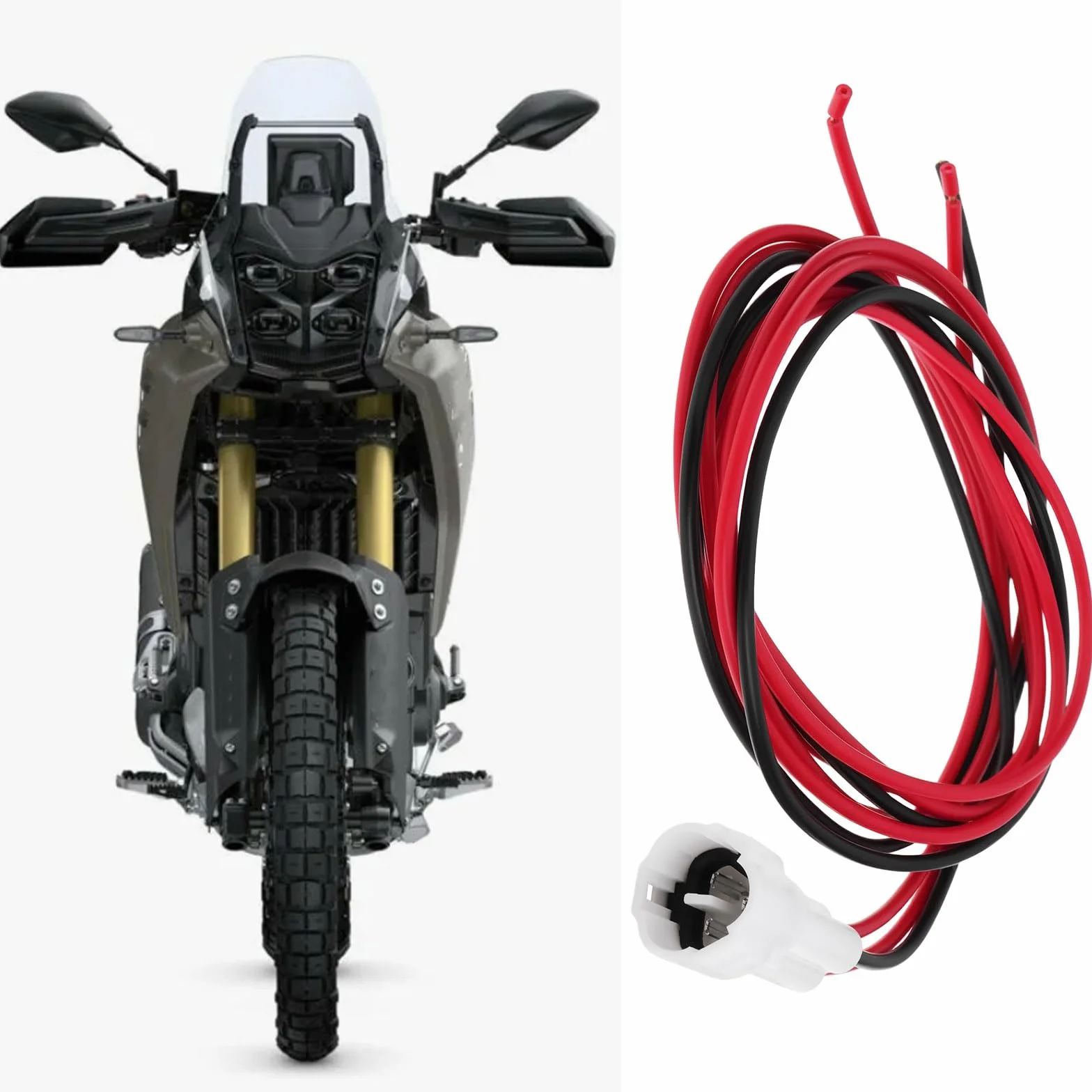 EMSea Connettore Per Presa Di Corrente Ausiliaria Compatibile Con Yamaha Tenere 700 T7