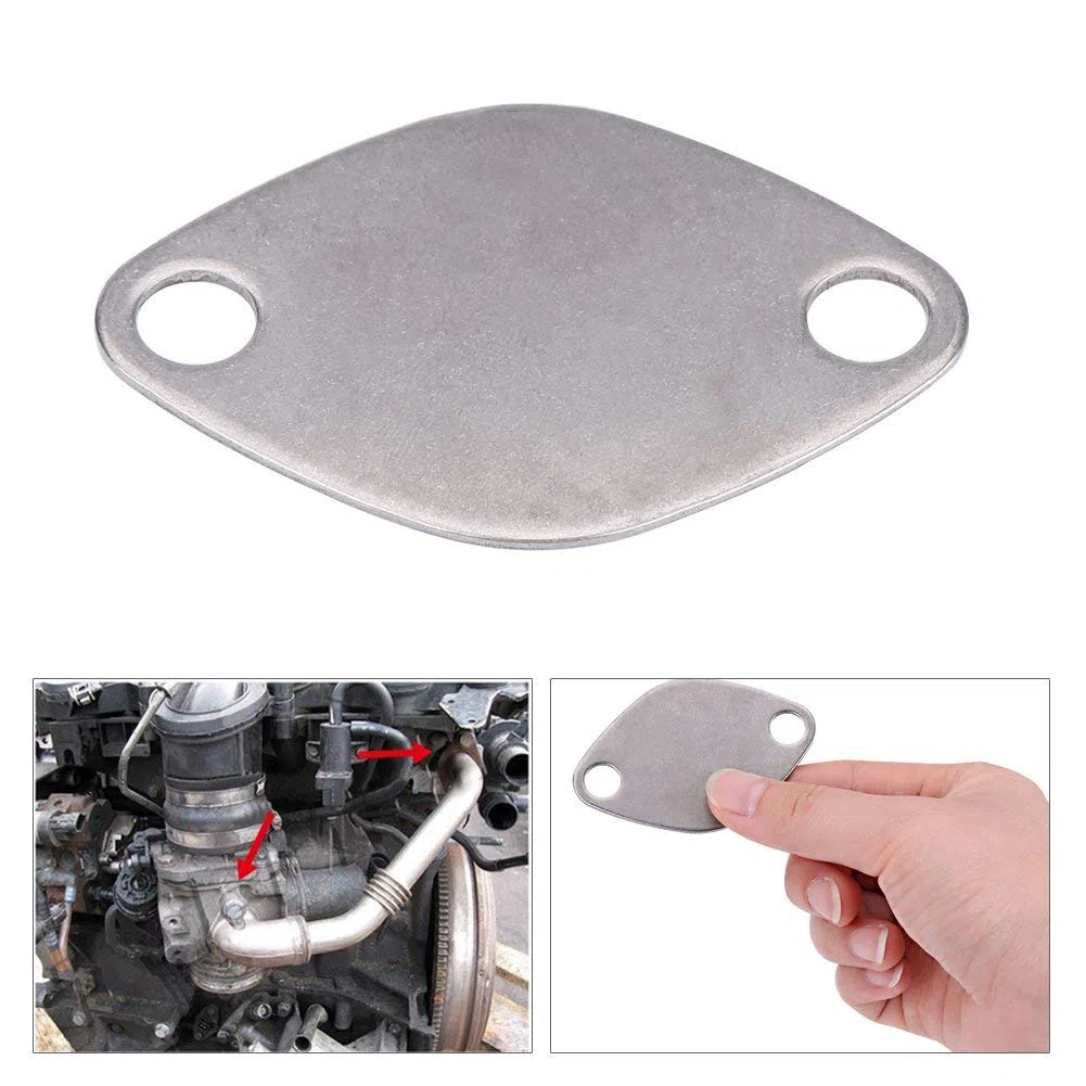 EBTOOLS Suppression Vanne Egr - Kit Guarnizioni Piastra Distanziale Blocco Valvola per Espace Laguna Master Trafic Movano Adatto per 3.0Tdi Delete