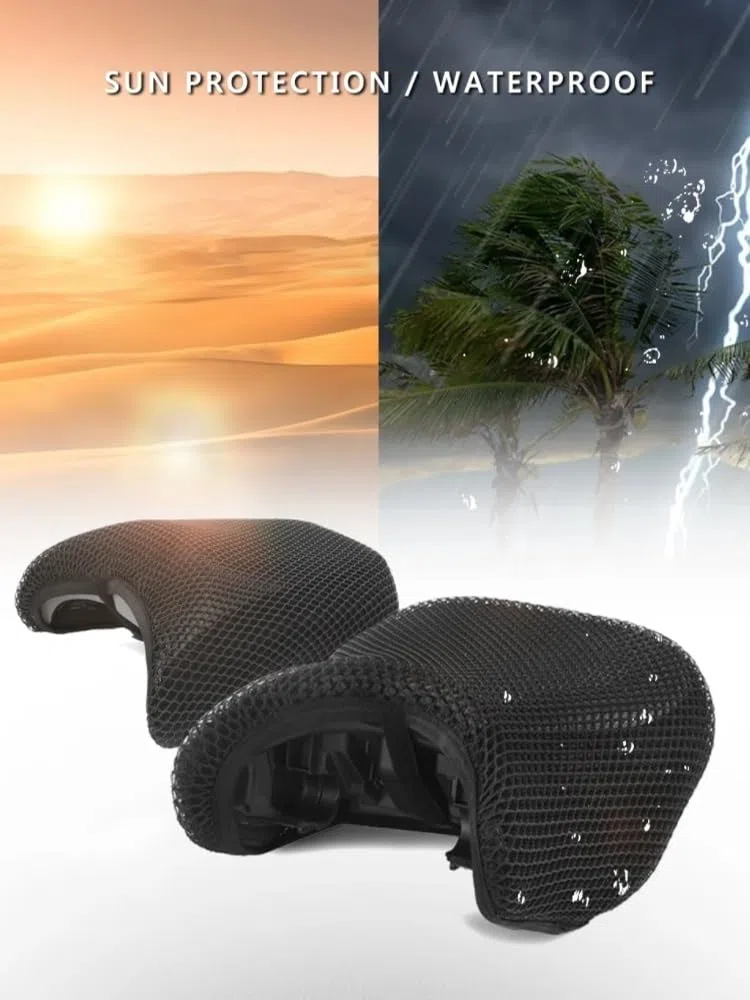 Coprisella Coprisedile per Cuscino Moto per B&MW R1200GS R 1200 GS LC R1250GS ADV Adventure GS 1250 1200 Coprisedile in Rete Antiscivolo