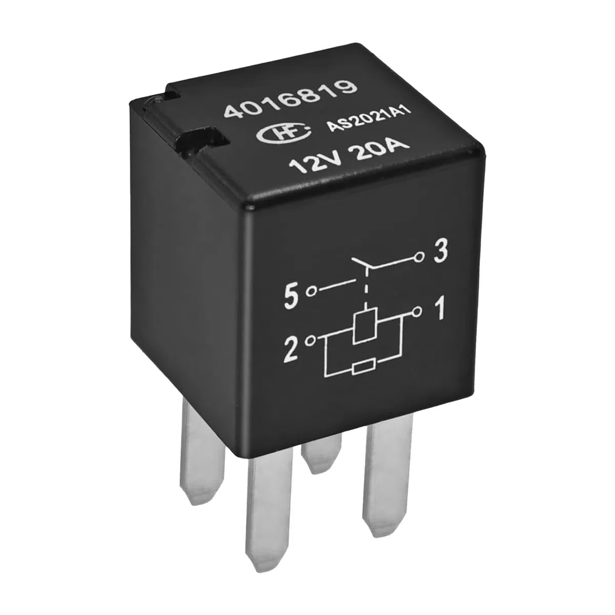 Micro ISO Automotive Relay 4016819 12V 20A 4 Pin
