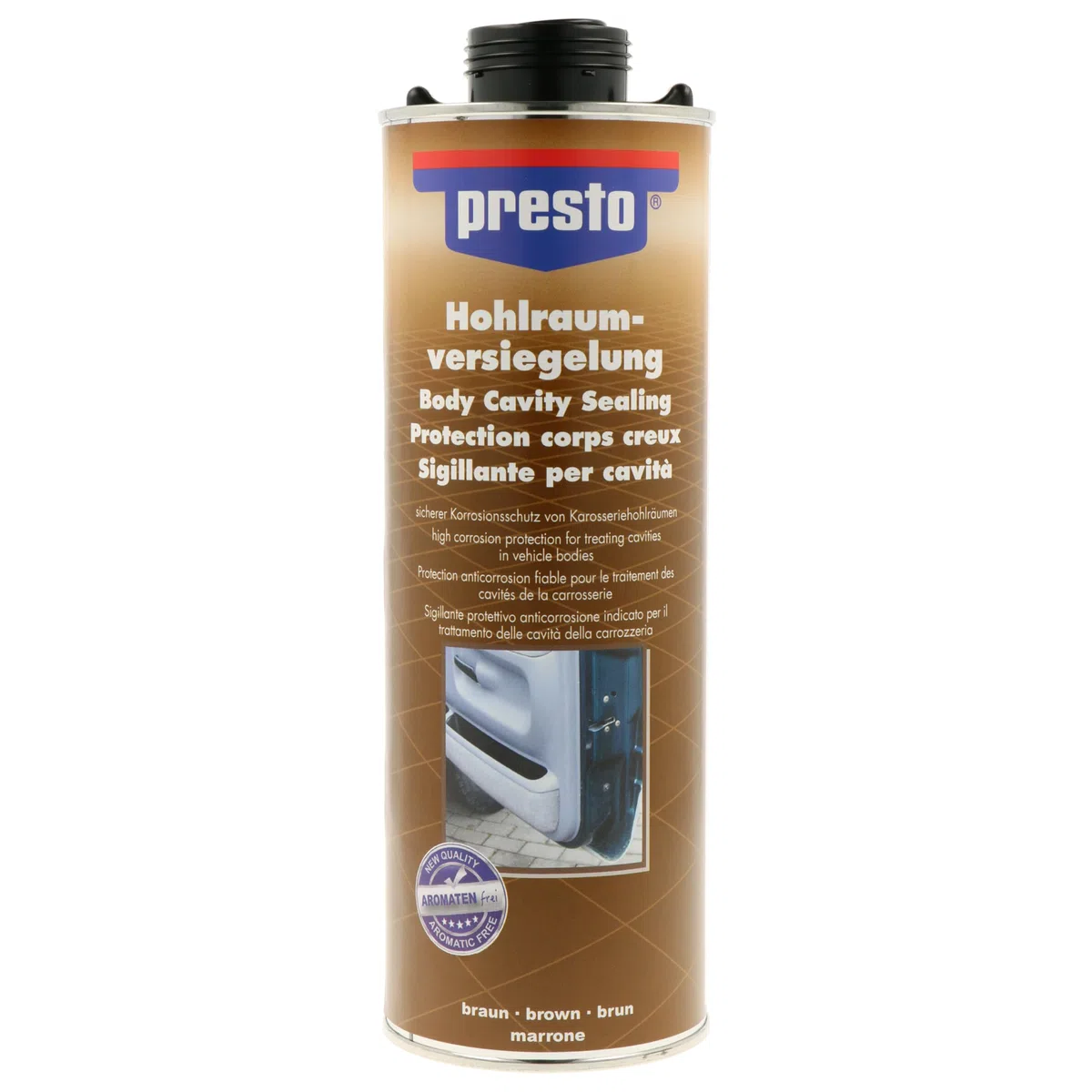 Presto 603277 Protezione della cavità della carrozzeria Marrone 1000 ml