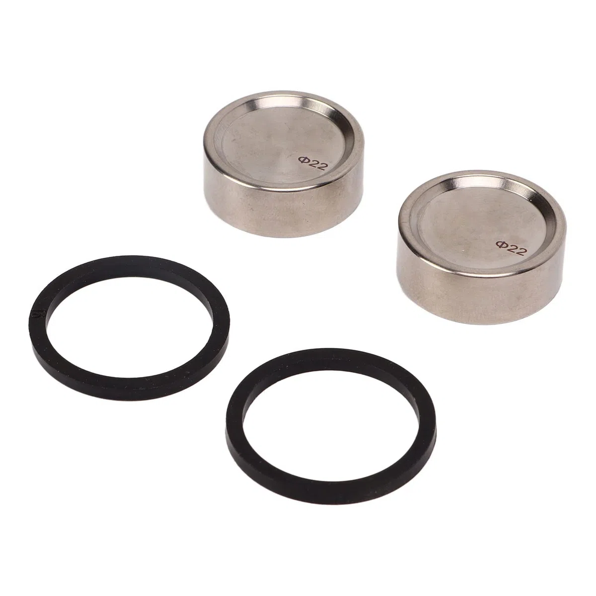 Pistone per Pinze per Pinza Freno a Disco Ciclico, Pinna Freno Pistone Piston del in Lega di Titanio in Lega di Titanio Monte Sostituzione 2 PCS Pistoni Pistoni
