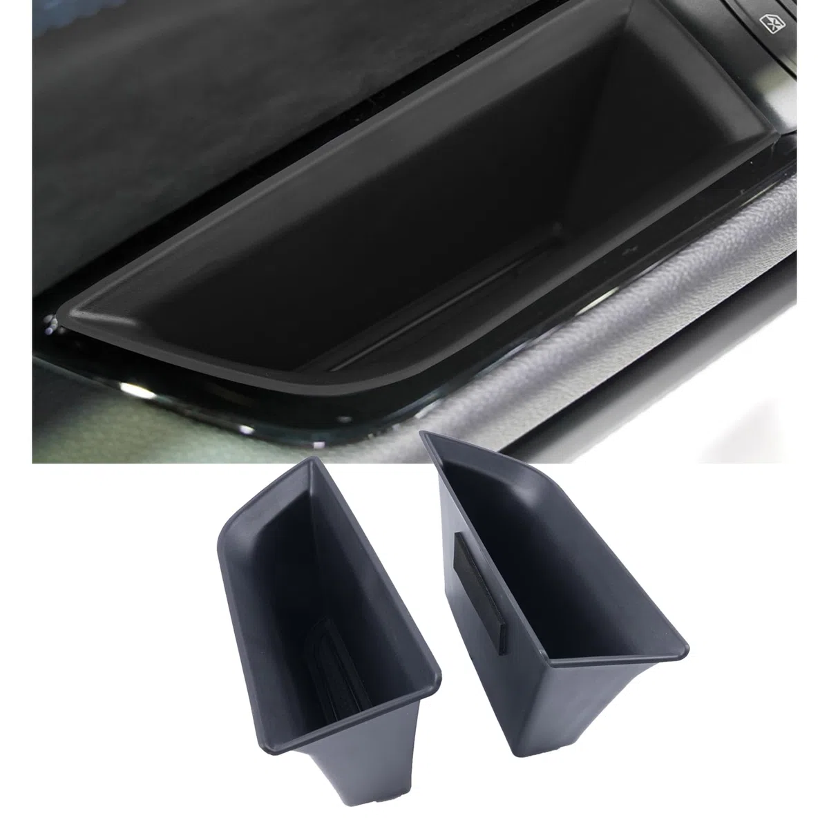 YEE PIN 2 pezzi per Renault Austral 2023 Accessori porta anteriore Scatola portaoggetti Organizer Console Tasca laterale Conservare spiccioli