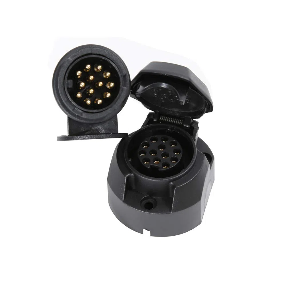 Spina e Presa Rimorchio 13 Poli, 12V Impermeabile Connettori per Caravan RV