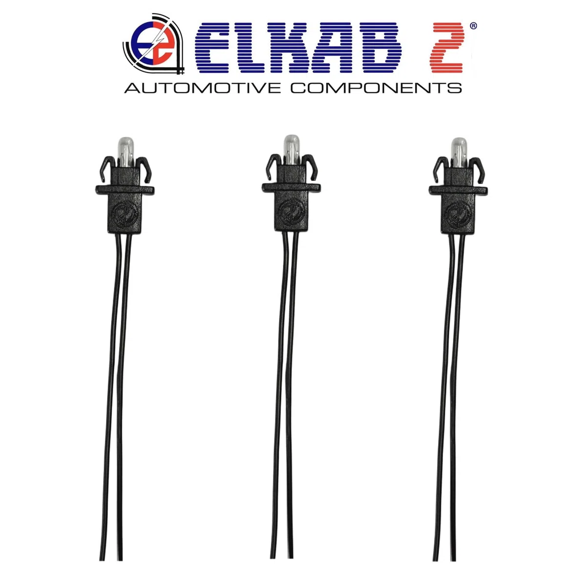 Generico 5 Luci Lampadine T5 con Portalampada Cruscotto Spie Specifico per Fiat Alfa, Lancia Punto, Panda, Ypsilon, 600, 500, Giulietta (CABLATO NERO 3PZ.)