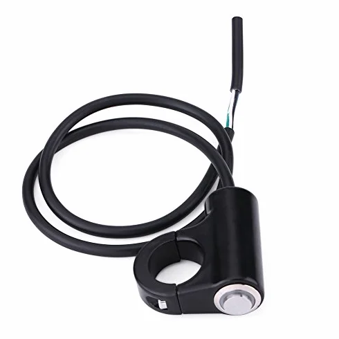 Keenso Interruttore di Controllo Manubrio, 7/8 "22mm in Lega di Alluminio Resistente alle intemperie Interruttore di Montaggio Manubrio del