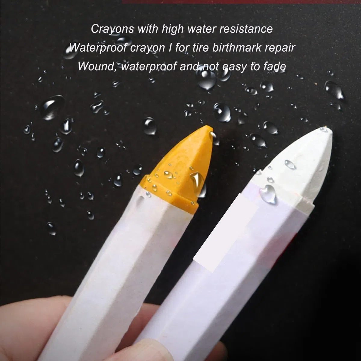 Pennarello per Pneumatici per Auto, 1 Gesso per Pneumatici, Impermeabile Ruota Auto Pneumatico Olio Mark Pen, marcatori Pneumatici, Penna per correzione Impermeabile