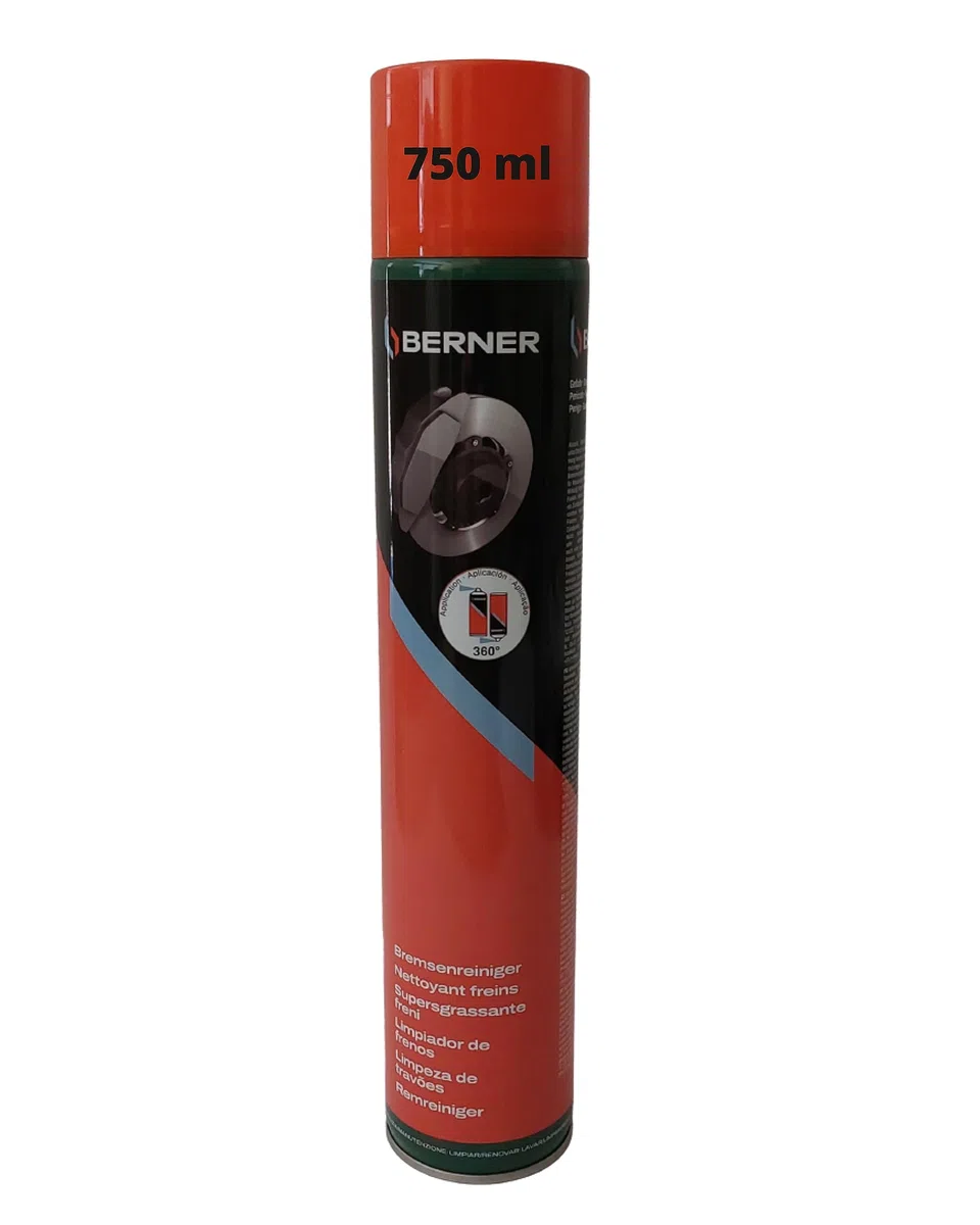 Berner Pulitore Freni Spray da 750 ml novità Formato Maxi