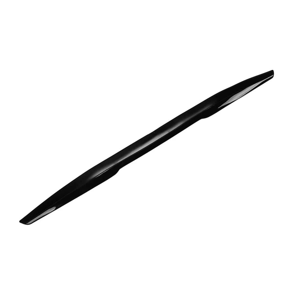 Labbro dello spoiler per il bagagliaio del tetto posteriore, alettone universale per auto, spoiler in gomma aerodinamica con finitura anti-finitura nera lucida, per la modifica di