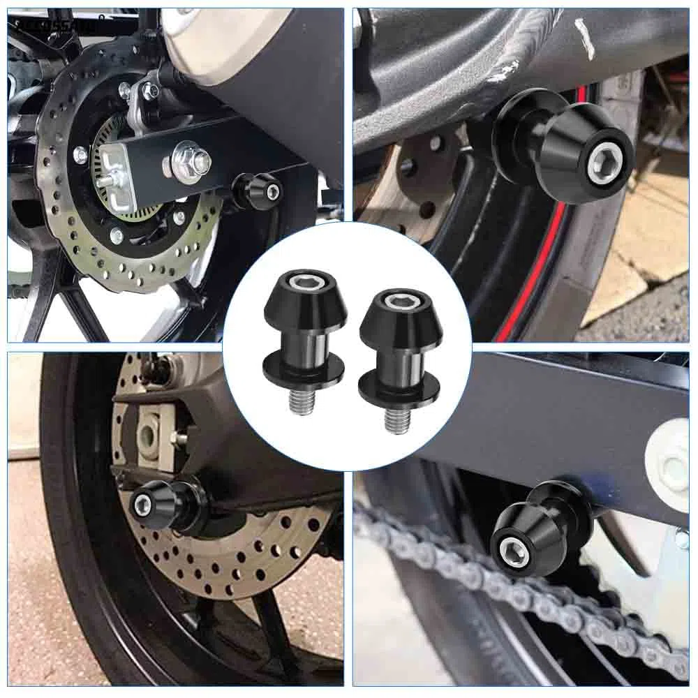 2 Pezzi Nottolini M8 Nottolini Cavalletto Moto M8 Coppia Nottolini Cavalletto Moto 8MM Bobina Forcellone Adattatori Bobina Moto per Moto Bilanciere Posteriore Filettato