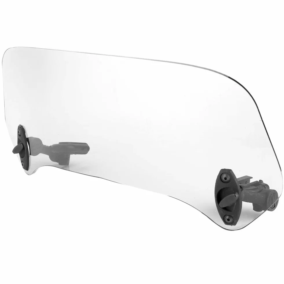 Parabrezza Moto Regolabile Spoiler Deflettore Trasparente Accessorio Universale per Moto con Regolazione Precisa e Protezione dal