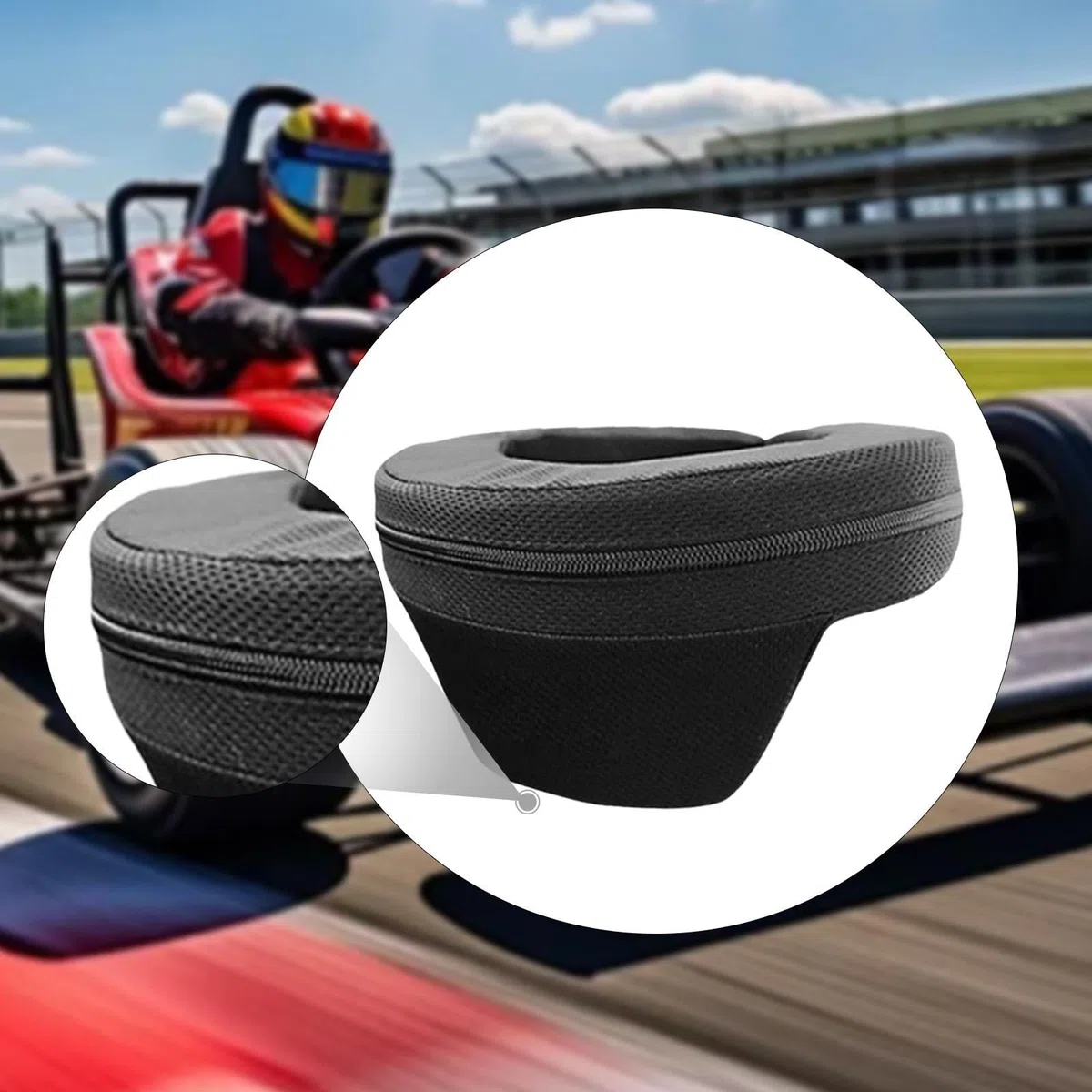 Collare Protettivo Paracollo per Motocross Protezione Collo Supporto Cervicale Accessorio Da Corsa con Forma Ergonomica Adatto per Attività Sportive, Adulto Nero