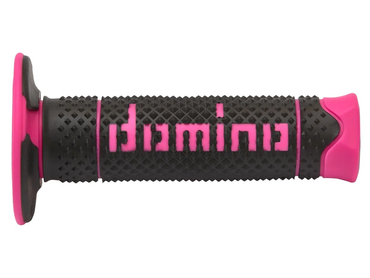 Domino Manopole Racing Diamonte Diamond Pattern per Dirt Bike