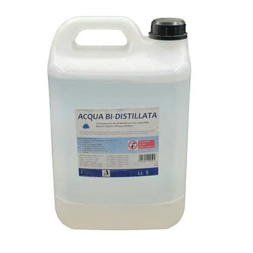 Acqua Bidistillata Tanica 5 litri