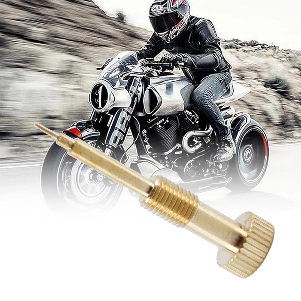 Vite Di Regolazione Dell'aria Del Carburatore Per Motocicletta Vite Del Rapporto Di Miscela Del Minimo Per CV40 CVK34 36 40 Mm
