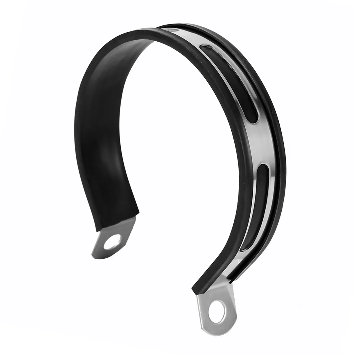 fascetta scarico moto + fascetta scarico moto Staffa Tubo di Scarico Silenziatore di Scarico del Motociclo Staffa del Tubo Universale Gancio per Tubi Staffa di Montaggio Semicerchio
