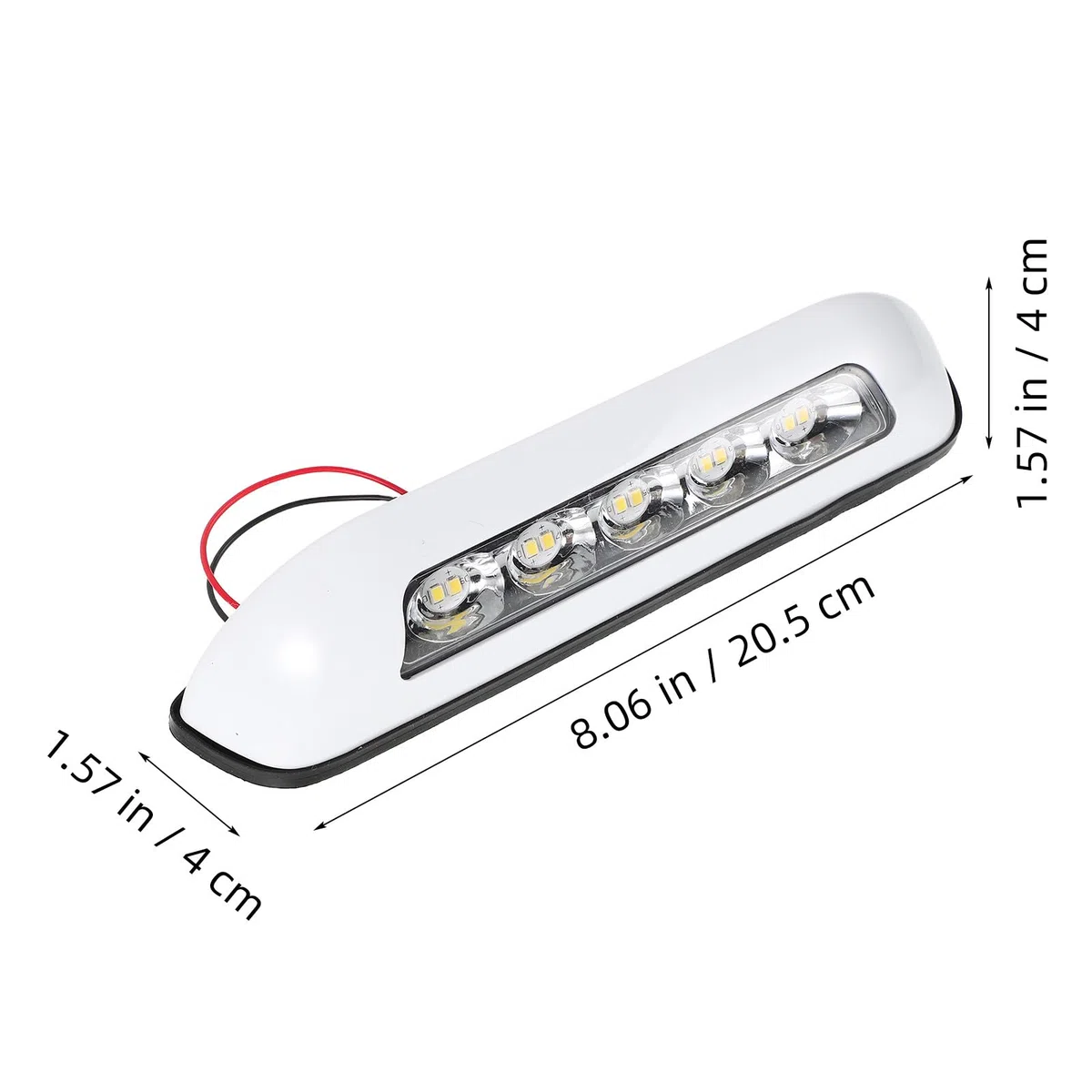 GANAZONO Luce Esterna Camper a LED Impermeabile Lampada Portico RV con Regolazione Tensione per Illuminazione Esterna Camper E Rimorchi Facile Installazione Basso Consumo Energetico