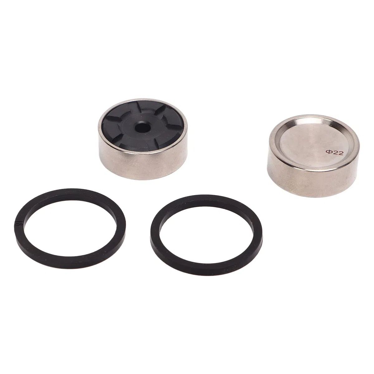 Pistone per Pinze per Pinza Freno a Disco Ciclico, Pinna Freno Pistone Piston del in Lega di Titanio in Lega di Titanio Monte Sostituzione 2 PCS Pistoni Pistoni