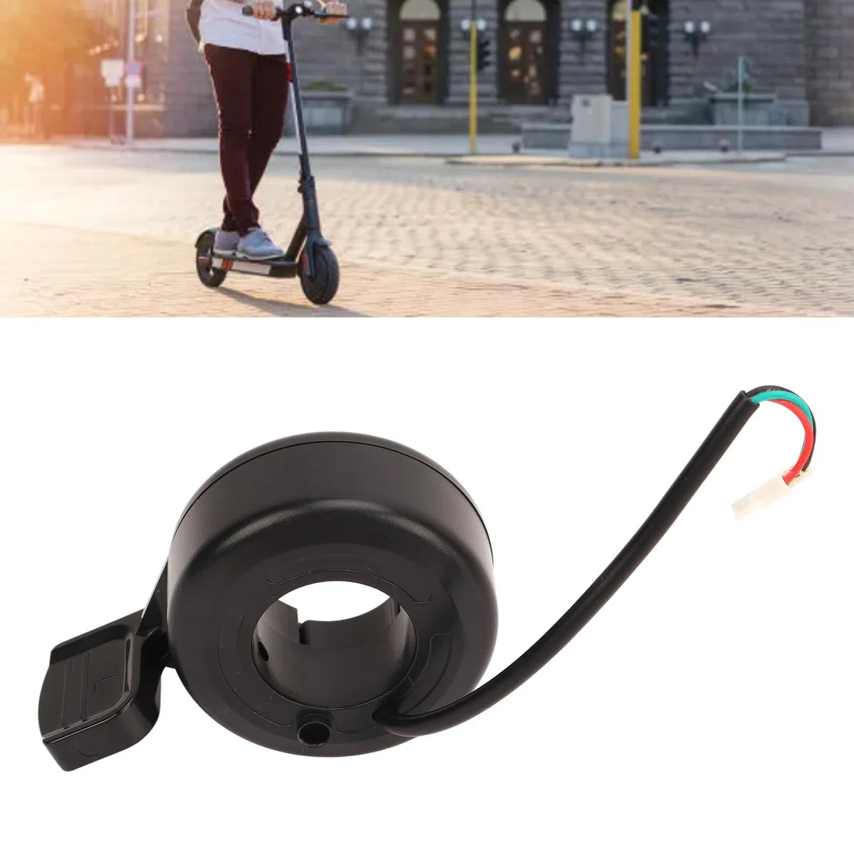 RiToEasysports Freno e Acceleratore per Scooter Elettrico, Sostituzione Dell'Acceleratore Dell'Acceleratore con Acceleratore a Pollice per Scooter Elettrico S1