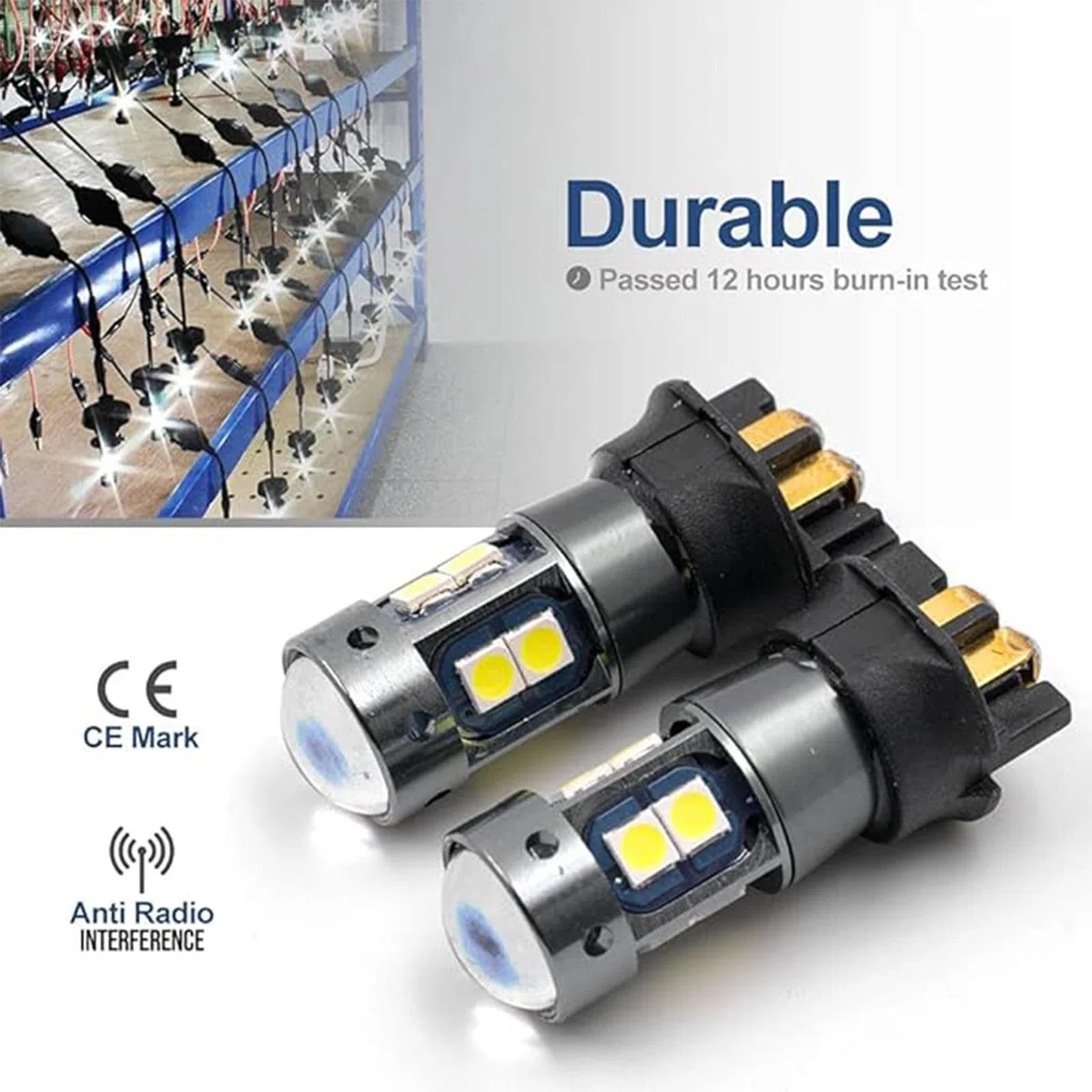 Lampadina LED DRL per luci di posizione PW16W PW24W PWY24W LED Daytime Running Lampadina per V.olks Golf MK7 Berlina Estate Golf Sportsvan CC T-iguan MK2 A-udi Q2 Skoda Yeti