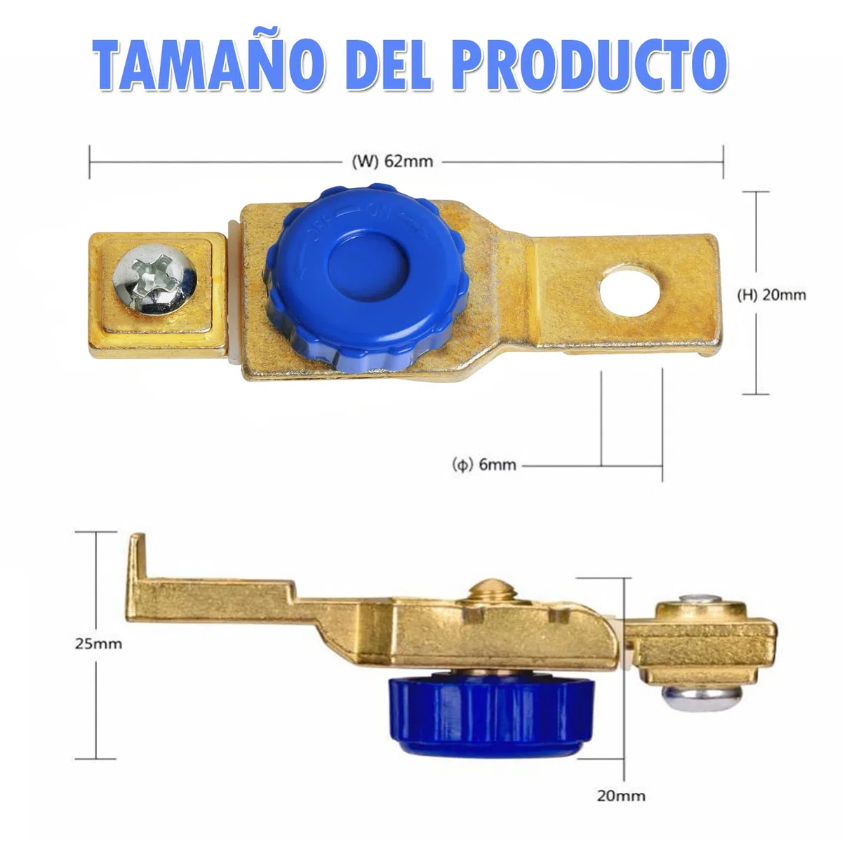 Interruttore di Separazione della Batteria, Staccabatteria 12V 80A, Interruttore Principale della Batteria per Moto Auto Camion Barca Veicoli da Poweka (2 Pezzi)